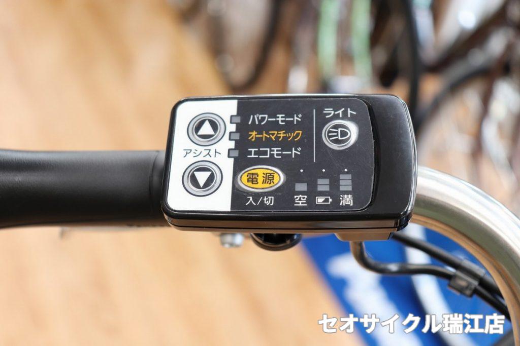黒 桜古典 パナソニック電動アシスト自転車 スイッチ