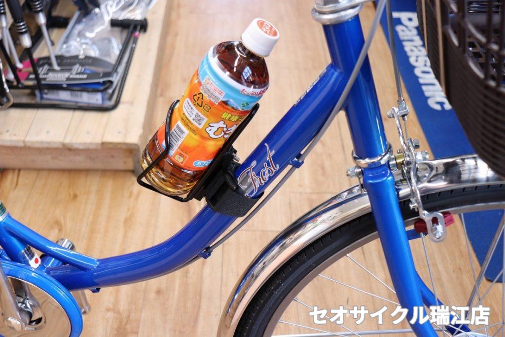 ドリンクホルダー　自転車　ボトルケージ　ペットボトル　飲み物　軽量 ブラック